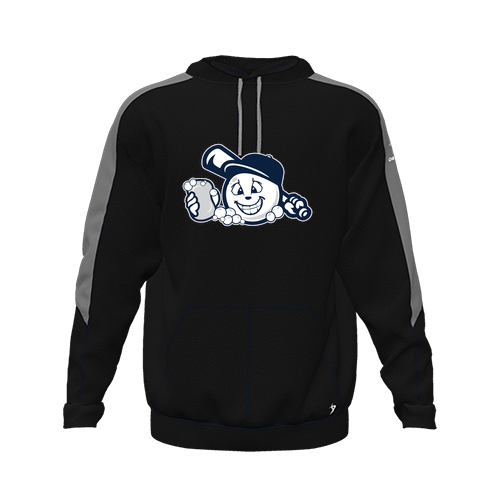 [CUS-DFW-HOOD-FLC-LSL-BLK-YXS-LOGO3] Hoodie (Youth XS, Black, Logo 3)