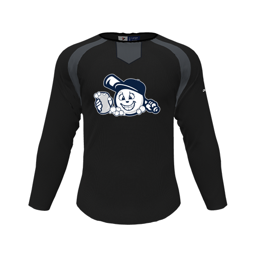[CUS-DFW-PULL-FLC-CNK-LSL-BLK-YS-LOGO3] Pullover (Youth S, Black, Logo 3)
