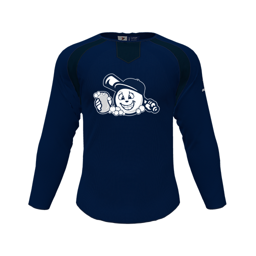 [CUS-DFW-PULL-FLC-CNK-LSL-NVY-YS-LOGO3] Pullover (Youth S, Navy, Logo 3)
