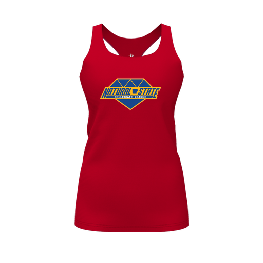 [FT0TRBRD-FYS-LOGO2] Decker Racerback Tank Top (Female Youth S, Red, Logo 2)