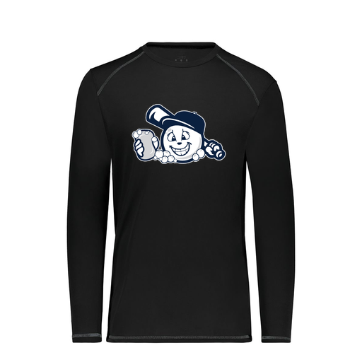 [6846.080.S-LOGO3] Youth SoftTouch Long Sleeve (Youth S, Black, Logo 3)