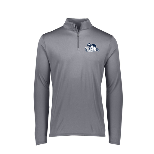 [FTLQFLGY-FAXS-LOGO3] Decker Women's Flex-Lite 1/4 Zip Shirt (Female Adult XS, Gray, Logo 3)