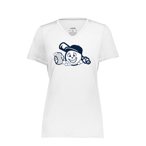 [6844.005.XS-LOGO3] Women's SoftTouch Short Sleeve (Female Adult XS, White, Logo 3)