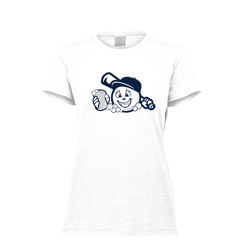 [FTSCUBWH-FAXS-LOGO3] Decker Women's Tri-Blend T-Shirt - Short Sleeve (Female Adult XS, White, Logo 3)