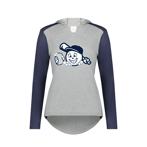 [6902.29V.XS-LOGO3] Ladies Vintage Hoodie (Female Adult XS, Navy, Logo 3)