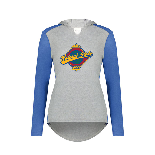 [6902.28V.XS-LOGO1] Ladies Vintage Hoodie (Female Adult XS, Royal, Logo 1)