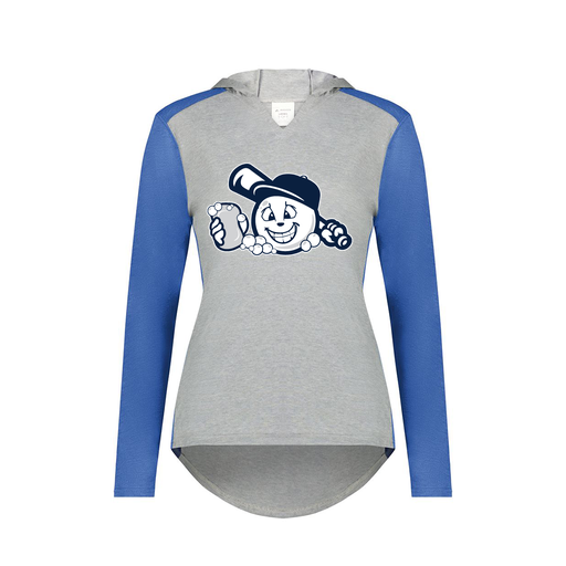 [6902.28V.XS-LOGO3] Ladies Vintage Hoodie (Female Adult XS, Royal, Logo 3)