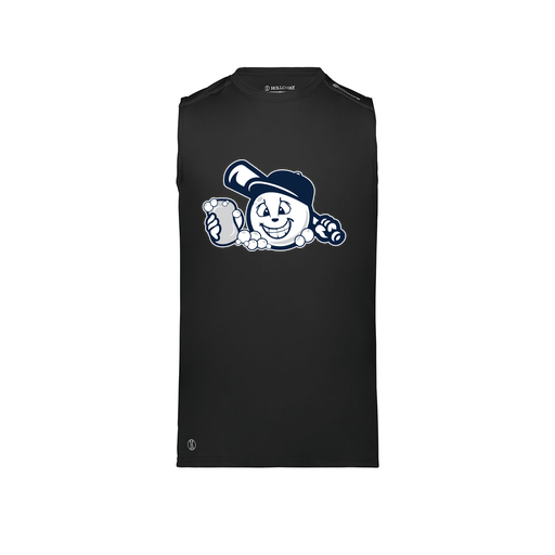 [222593.080.S-LOGO3] Men's CoolDry TankTop (Adult S, Black, Logo 3)