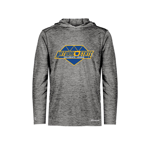 [FOLHCGBK-AS-LOGO2] Men's Charge Hoodie (Adult S, Black, Logo 2)