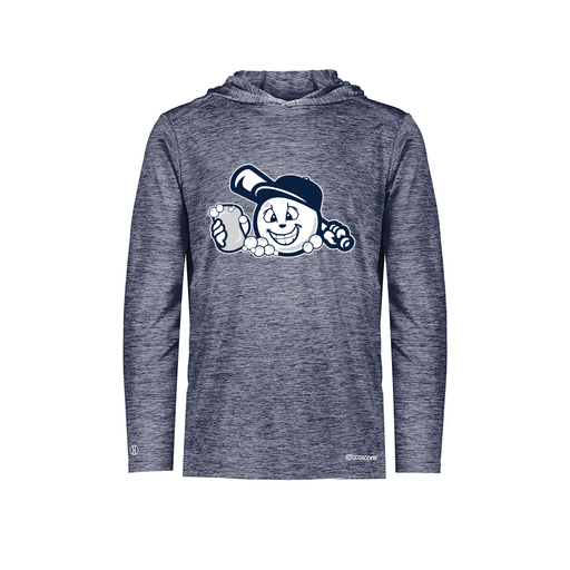 [FOLHCGNV-AS-LOGO3] Decker Men's Charge Hoodie (Adult S, Navy, Logo 3)