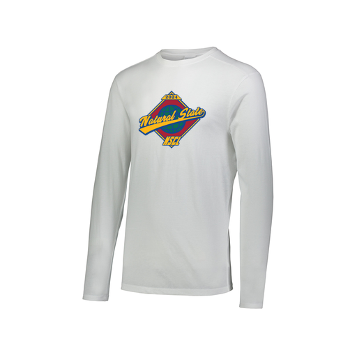 [3075.005.XS-LOGO1] Men's LS Ultra-blend T-Shirt (Adult XS, White, Logo 1)