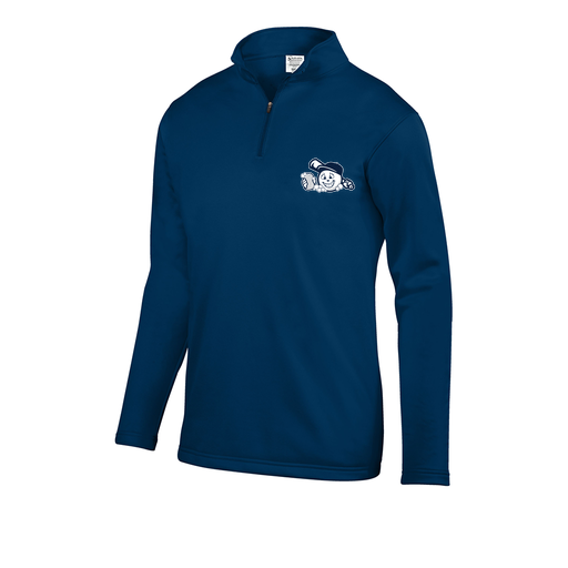 [DFW-FFQZ-NVY-AS-LOGO3] Men's FlexFleece 1/4 Zip (Adult S, Navy, Logo 3)