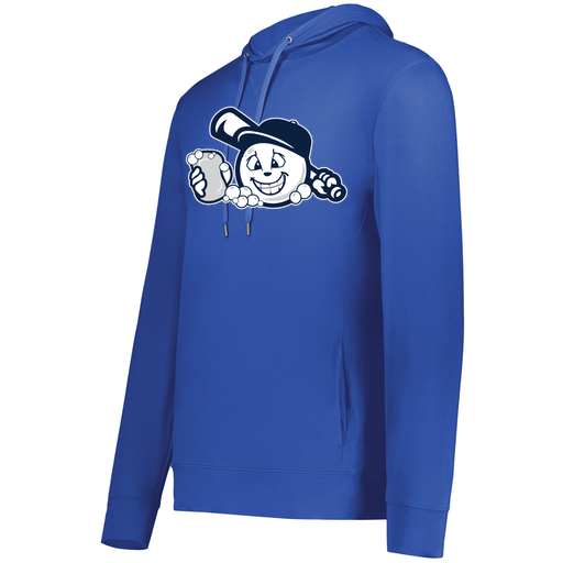 [222598.060.S-LOGO3] Men's Ventura Thin Knit Hoodie (Adult S, Royal, Logo 3)