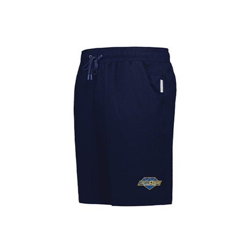 [223604.065.S-LOGO2] YOUTH Ventura Soft Knit SHORTS (Youth S, Navy, Logo 2)