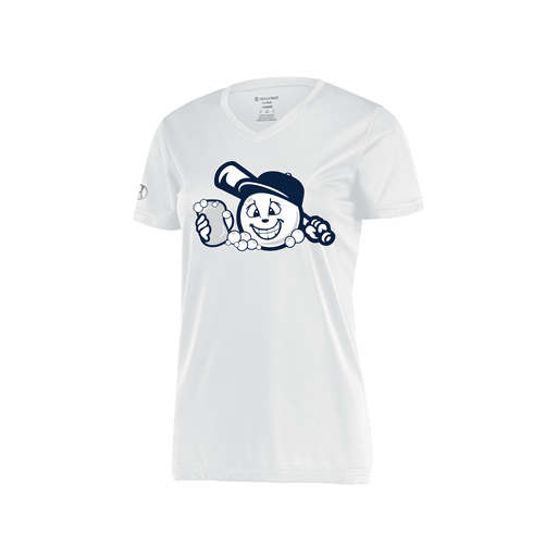 [222820.005.S-LOGO3] Ladies Movement Dri Fit Shirt (Female Adult S, White, Logo 3)