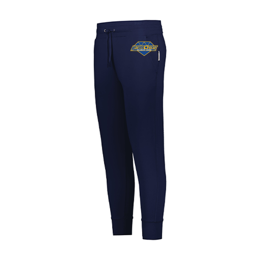 [222799.065.XS-LOGO2] LADIES VENTURA SOFT KNIT JOGGER (Female Adult XS, Navy, Logo 2)
