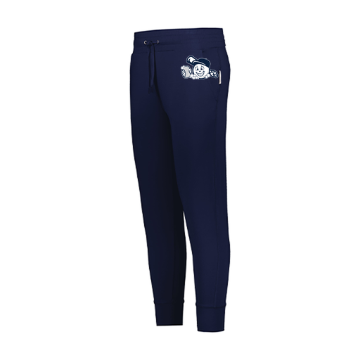 [222799.065.XS-LOGO3] LADIES VENTURA SOFT KNIT JOGGER (Female Adult XS, Navy, Logo 3)