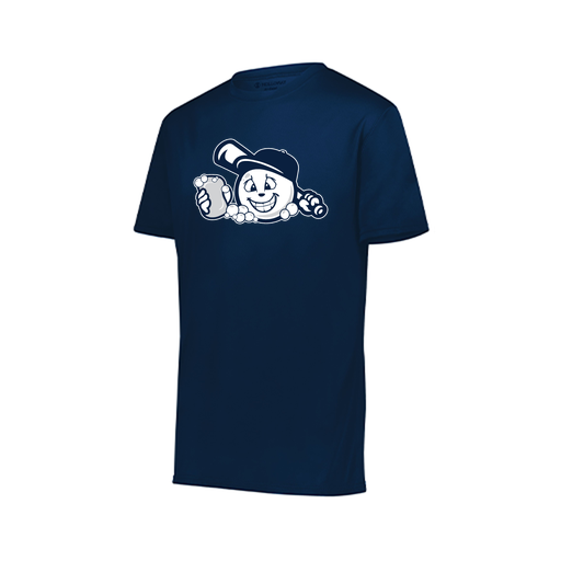 [222819.065.XXS-LOGO3] Youth Movement Dri Fit Shirt (Youth XXS, Navy, Logo 3)